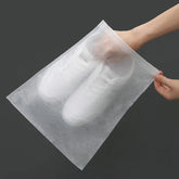 10Pcs Set Shoe Dust Covers Non-Woven Dustproof Drawstring Clear Storage Bag Travel Pouch Shoe Bags Drying Shoes Protect